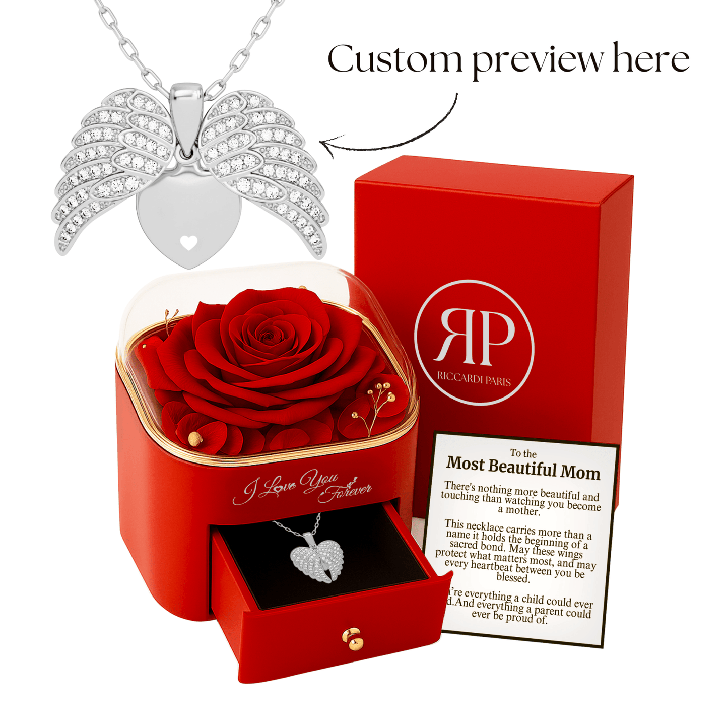 RICCARDI - COFFRET CADEAU DE NAISSANCE "My angel" - Riccardi