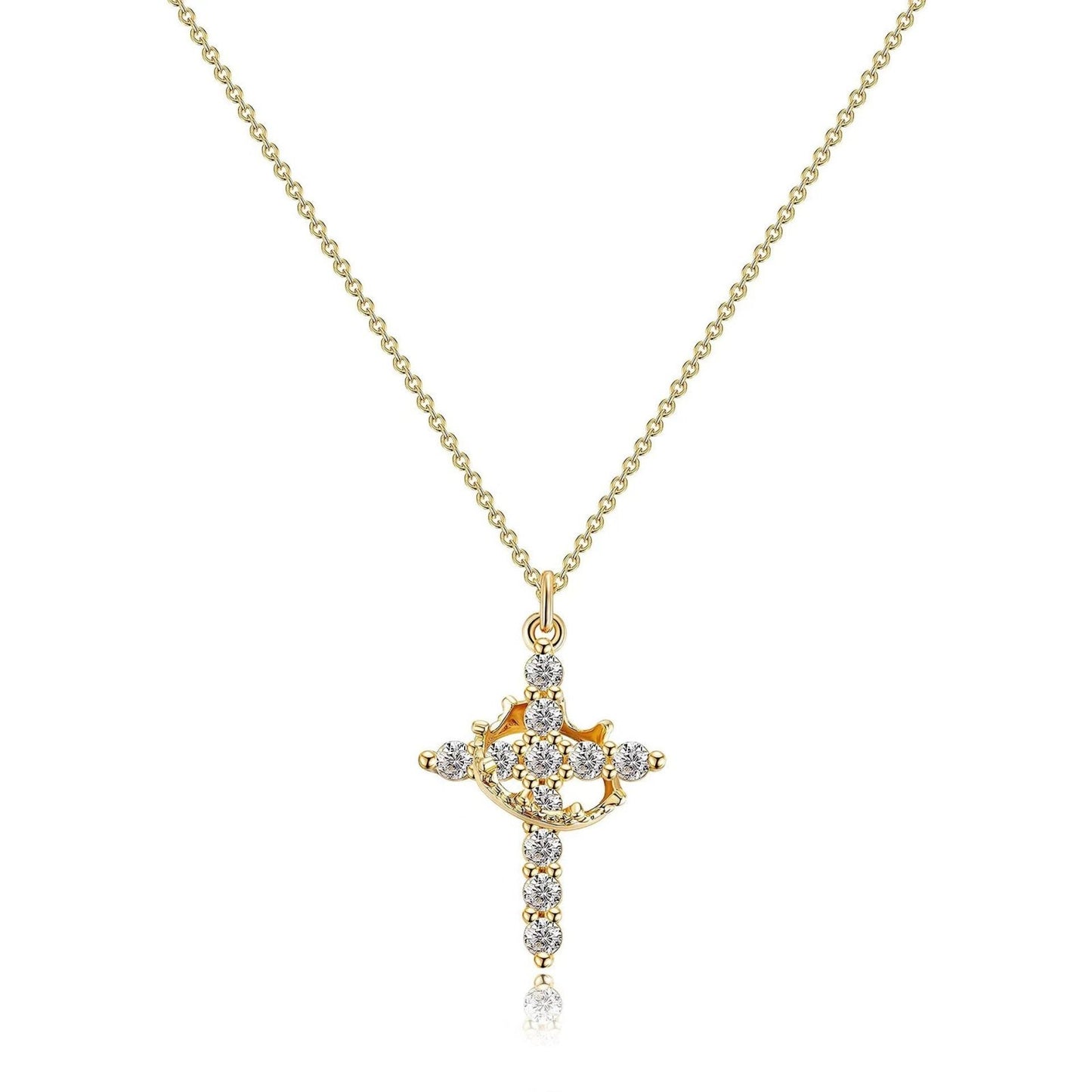 RICCARDI - COLLIER "La croix éternelle" - Riccardi